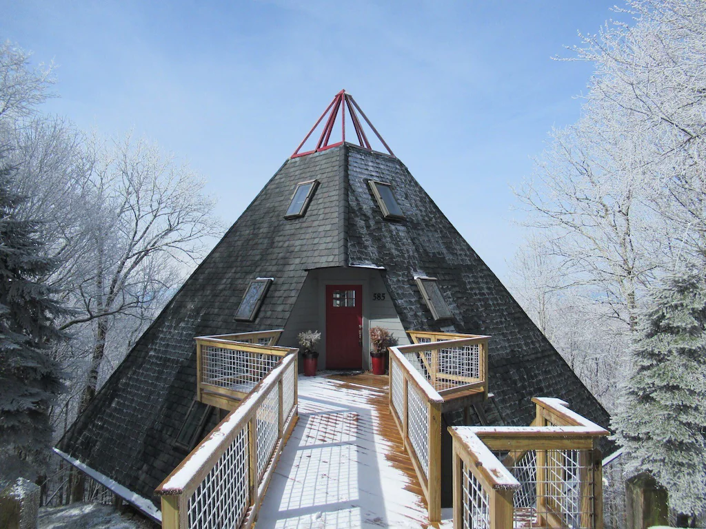 It is, indeed, a pyramid!
