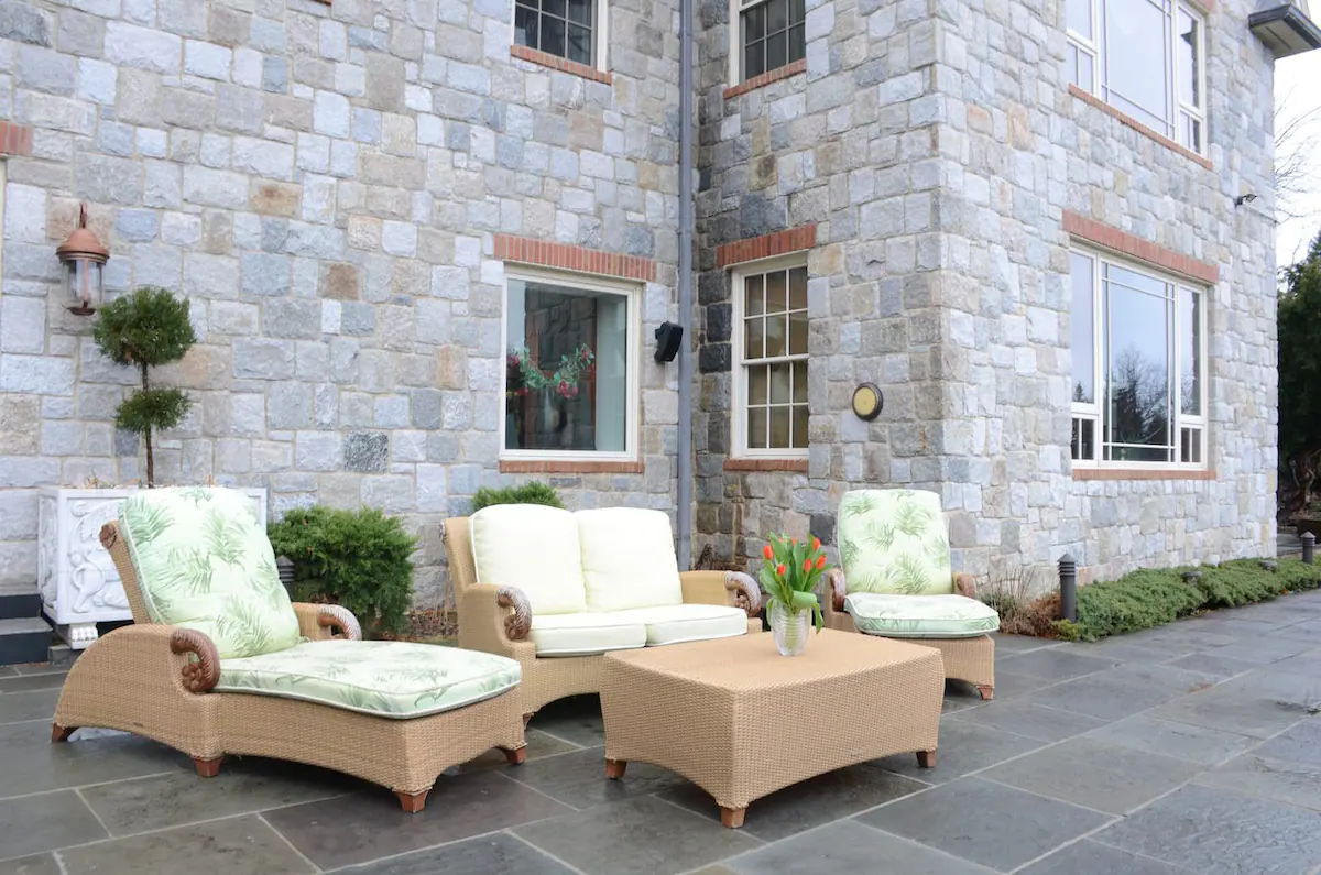 Relax on our front porch and take in the beauty of nature.