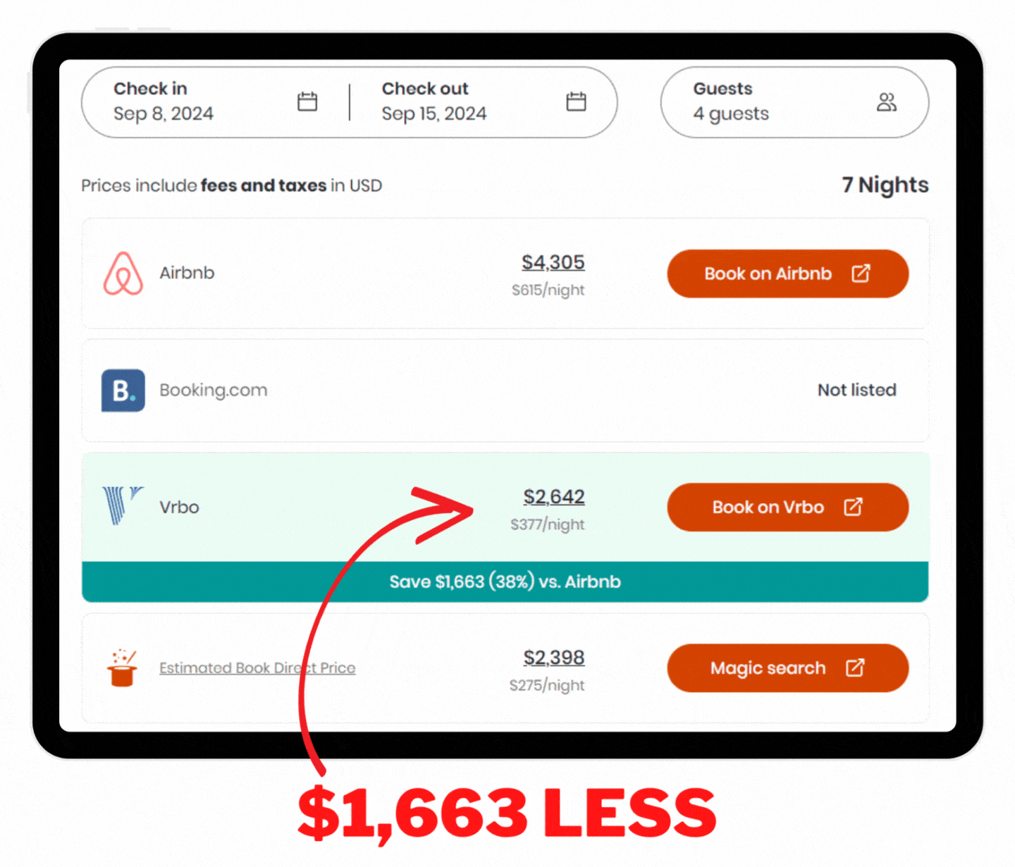 Best pricing for this Airbnb in Fort Lauderdale